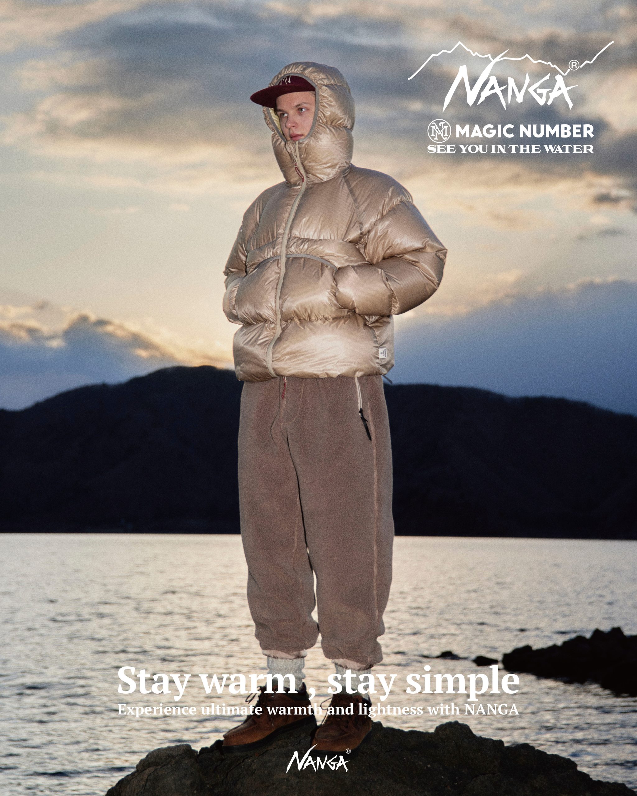 目指したのは“究極のシンプル” 極限までディテールを削ぎ落とした MAGIC NUMBER® × NANGA® のコラボレーションダウン