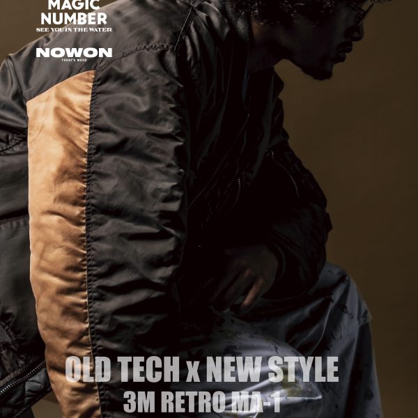 RETRO 90sを表現したMA-1に、柿渋染職人 水谷真也による ”自然のサイクル”を融合させたNOWON別注アイテムをリリース