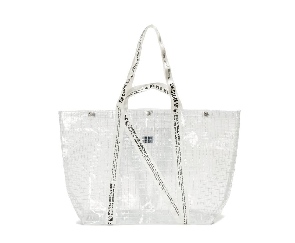 22SS-MN1034 NOMADIK CLEAR TOTE.F WHT