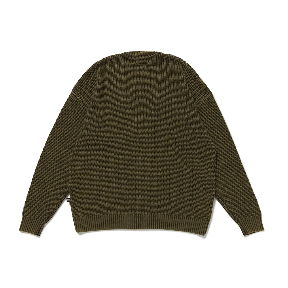 BLEACH COTTON CARDIGAN KNIT