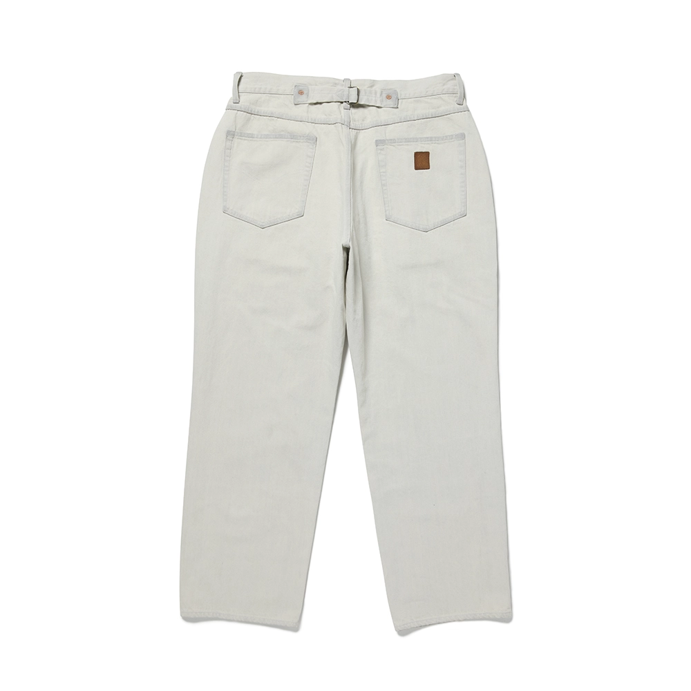 WASHED BREACH TUCK DENIM PANT