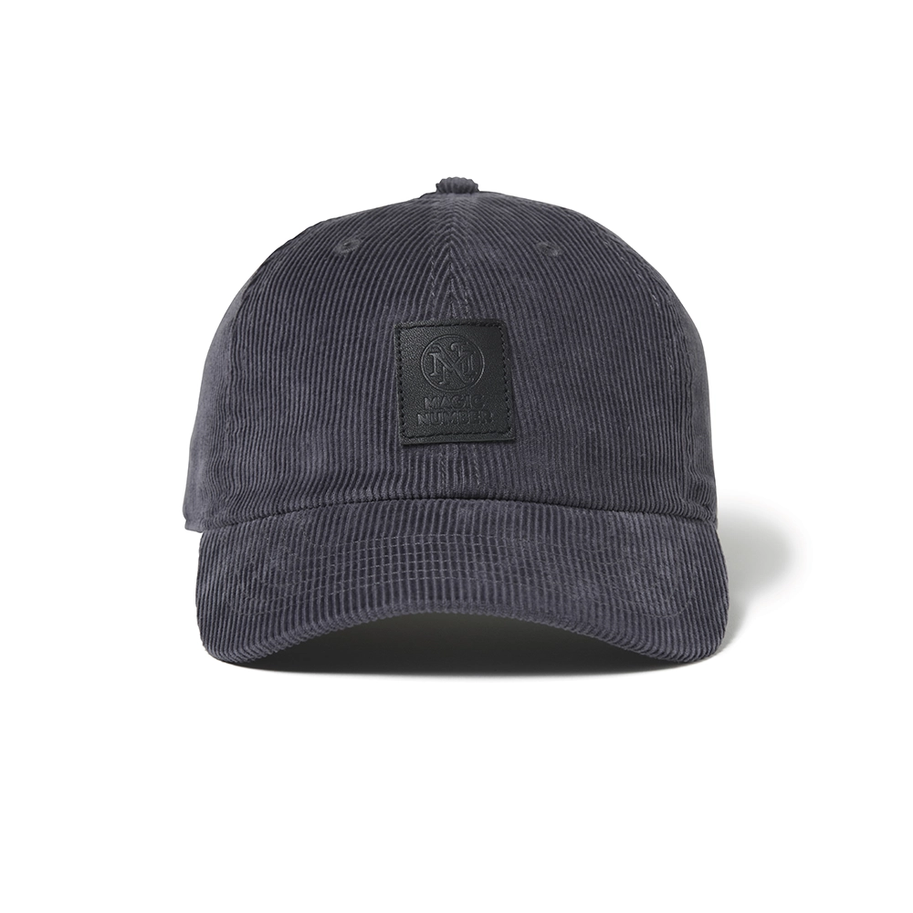 LEATHER PATCH CORDUROY LOW CAP