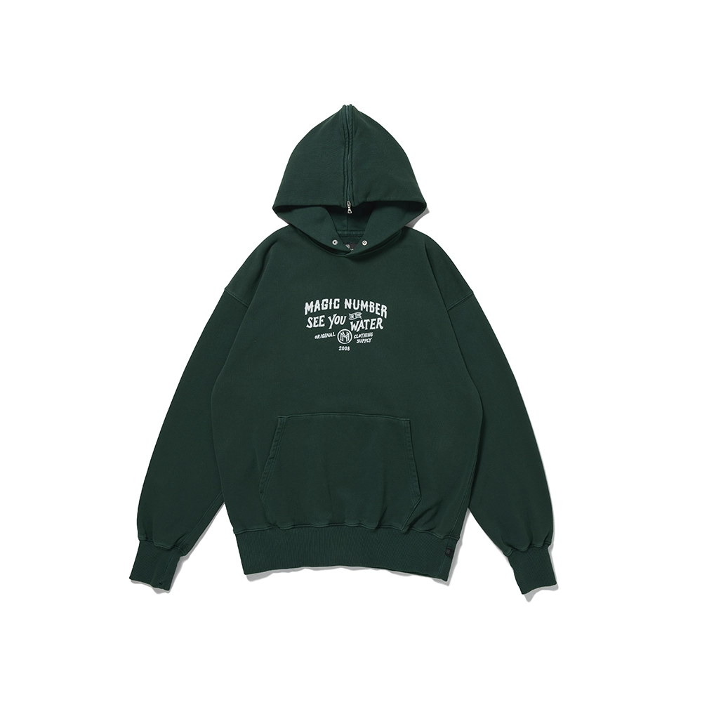 OLD SIGN WASED ZIPHOOD SWEAT