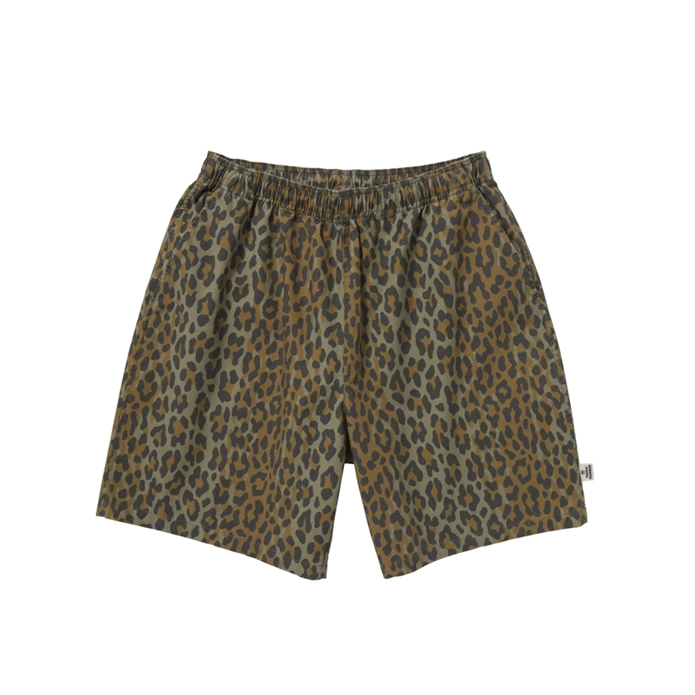 COTTON RIP LEOPARD BEACH PANTS