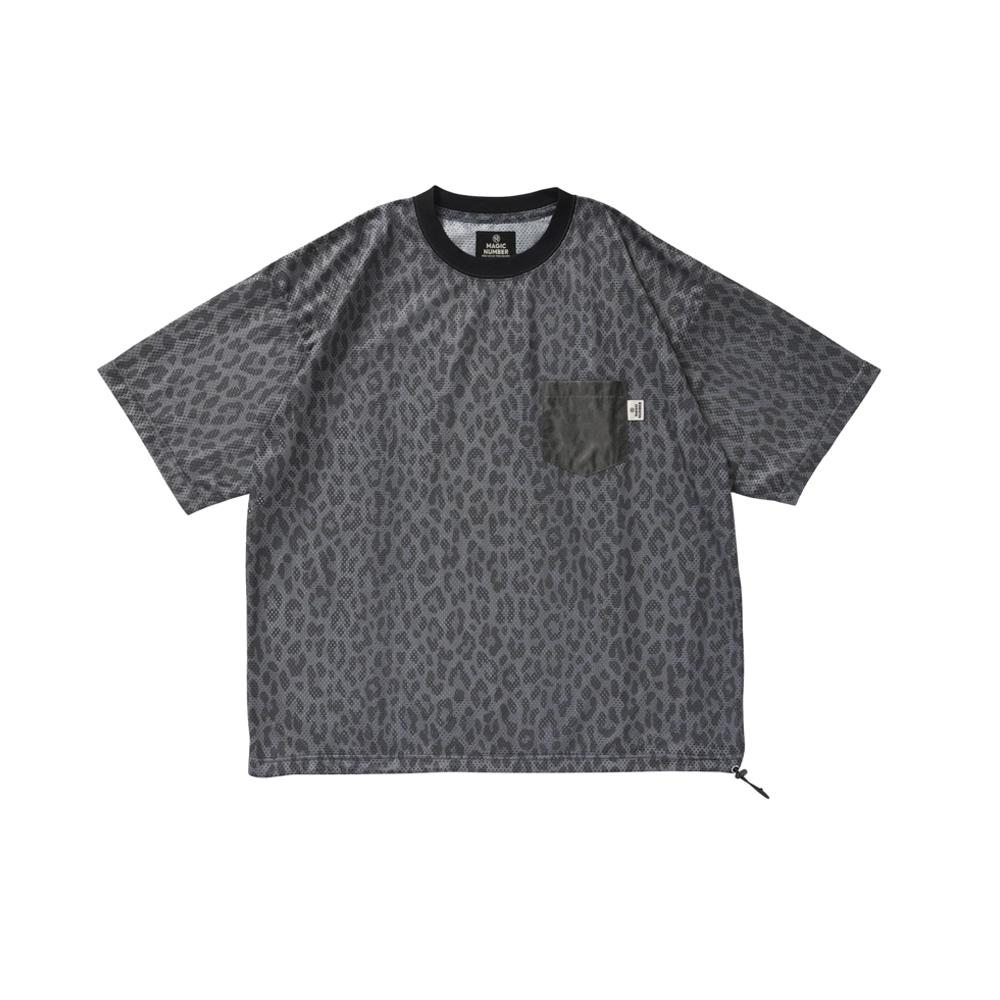 MESH LEOPARD T-SHIRT