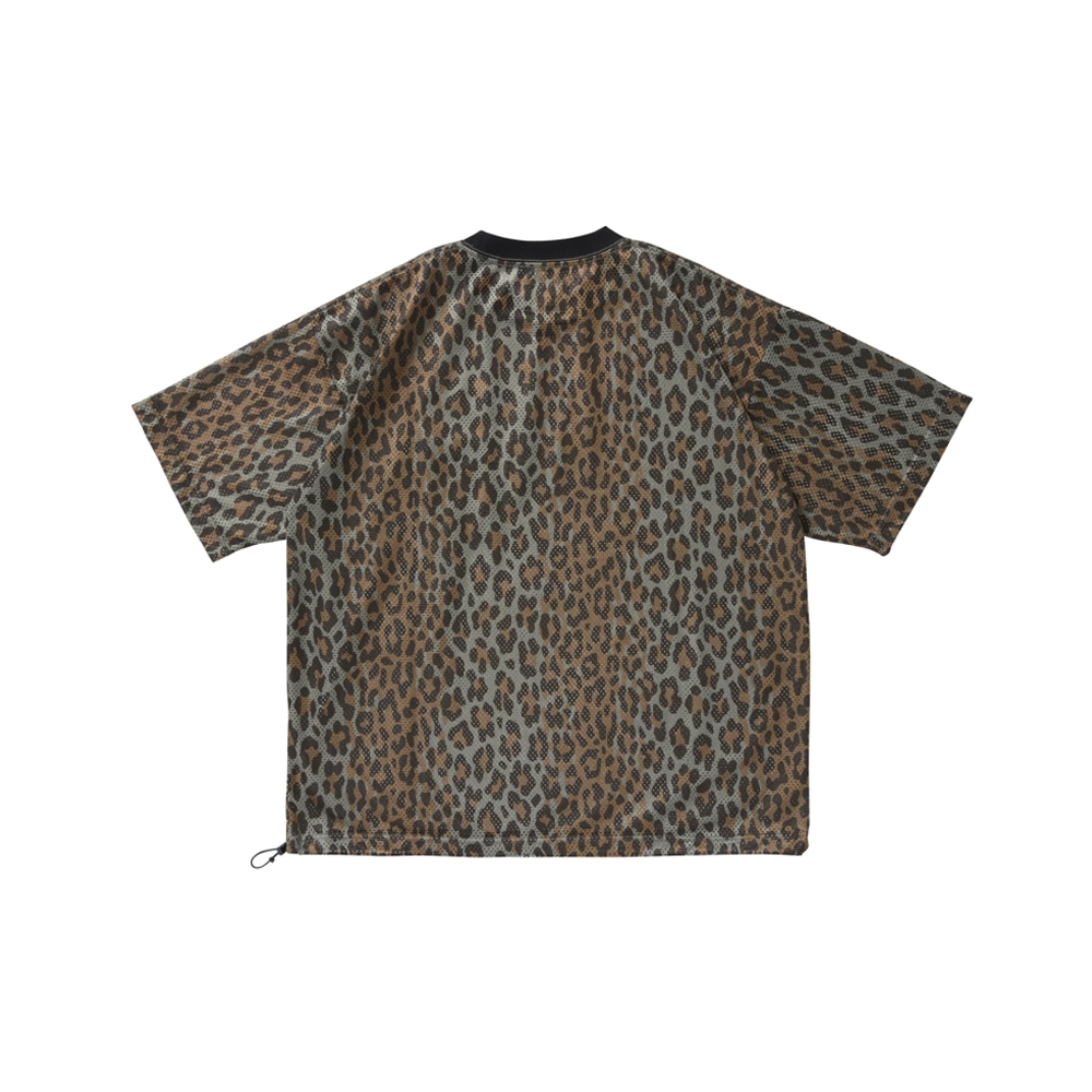 MESH LEOPARD T-SHIRT