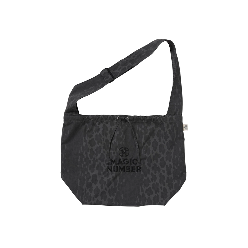 COTTON RIP LEOPARD TOTE BAG