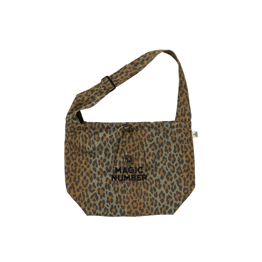 COTTON RIP LEOPARD TOTE BAG