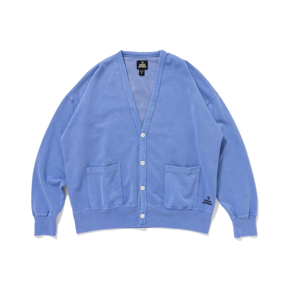 LIGHT PIGMENT SWEAT CARDIGAN