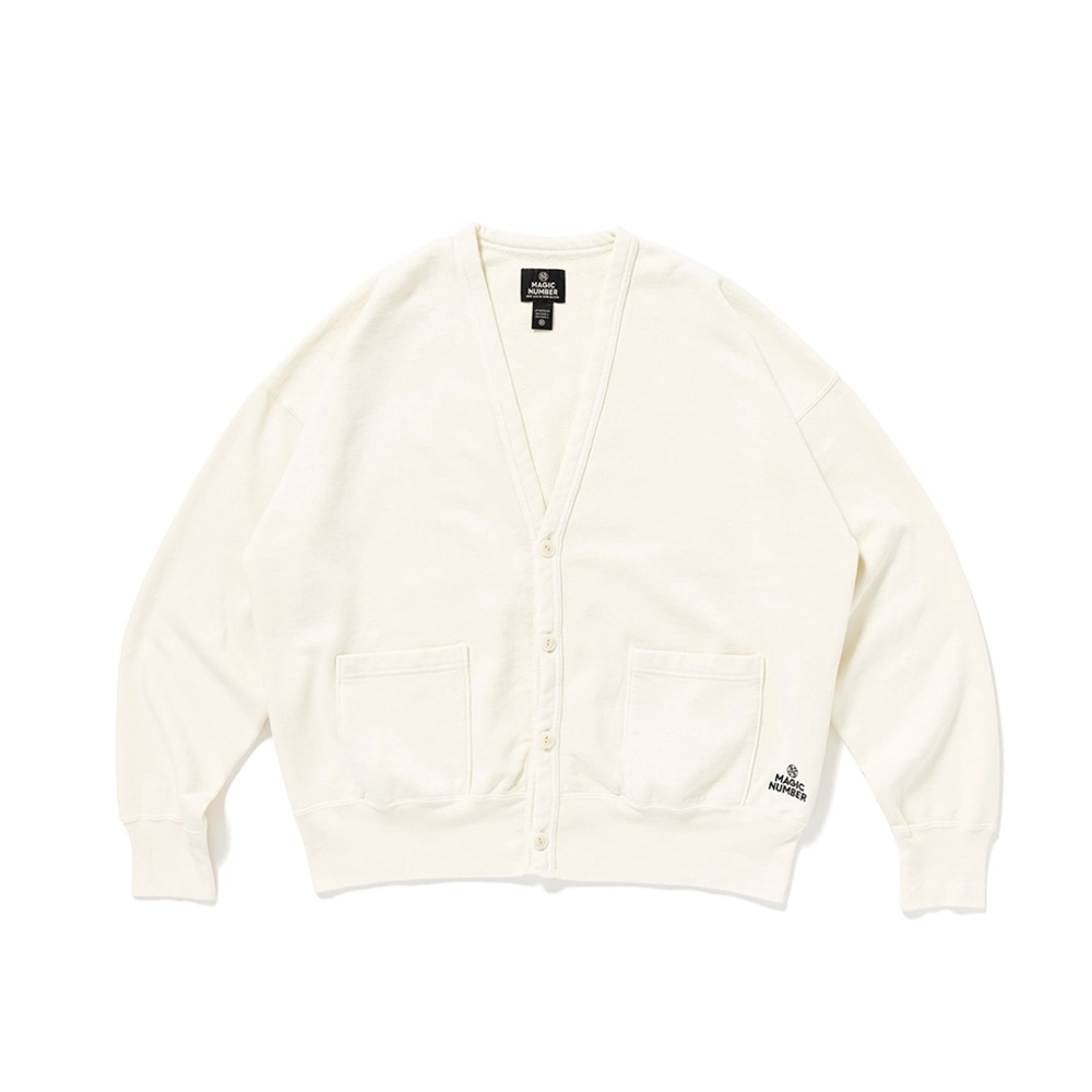 LIGHT PIGMENT SWEAT CARDIGAN